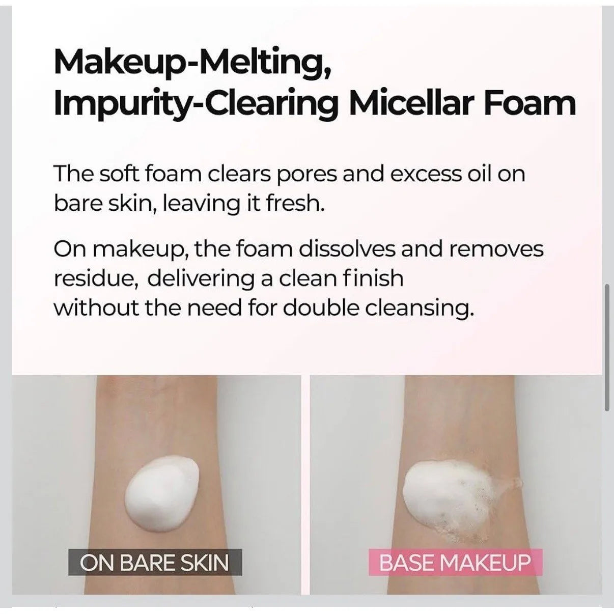 Dr.Melaxin Melting Cleanser - Hypoallergenic Makeup remover with Quick Bubble, Deep Pore Cleansing for all skin type, 150ml