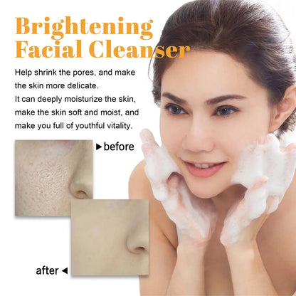Turmeric Cleanser Face Wash Kojic Acid Exfoliating Deeply Cleanses Skin Maintains Water Oil Balance Remove Dirt Oil Control