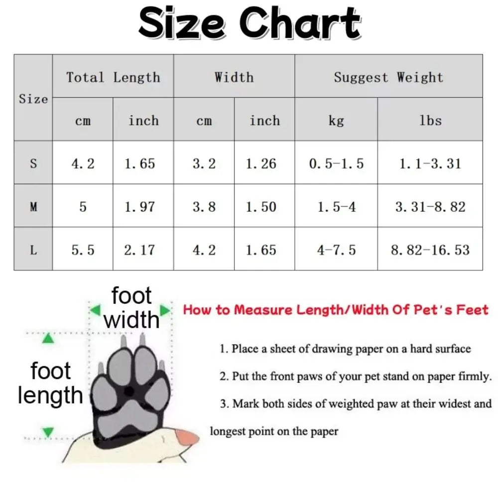 4Pcs/Set Silicone Pet Rain Boot Waterproof Anti Slip Sole Pet Paw Protector Cartoon Wear Resistance Outdoor Dog Footwear Outdoor