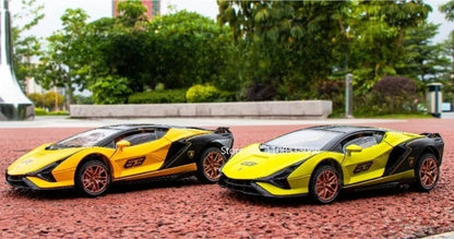 BYD YANGWANG U9 1:24 Cars Miniature Models Toys Wheel Shock Absorption Light Music Supercar