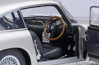 Autoart 1/18 ASTON MARTIN DB5  ABS 007/Goldfinger Bond , door full open sports car model static decoration collection