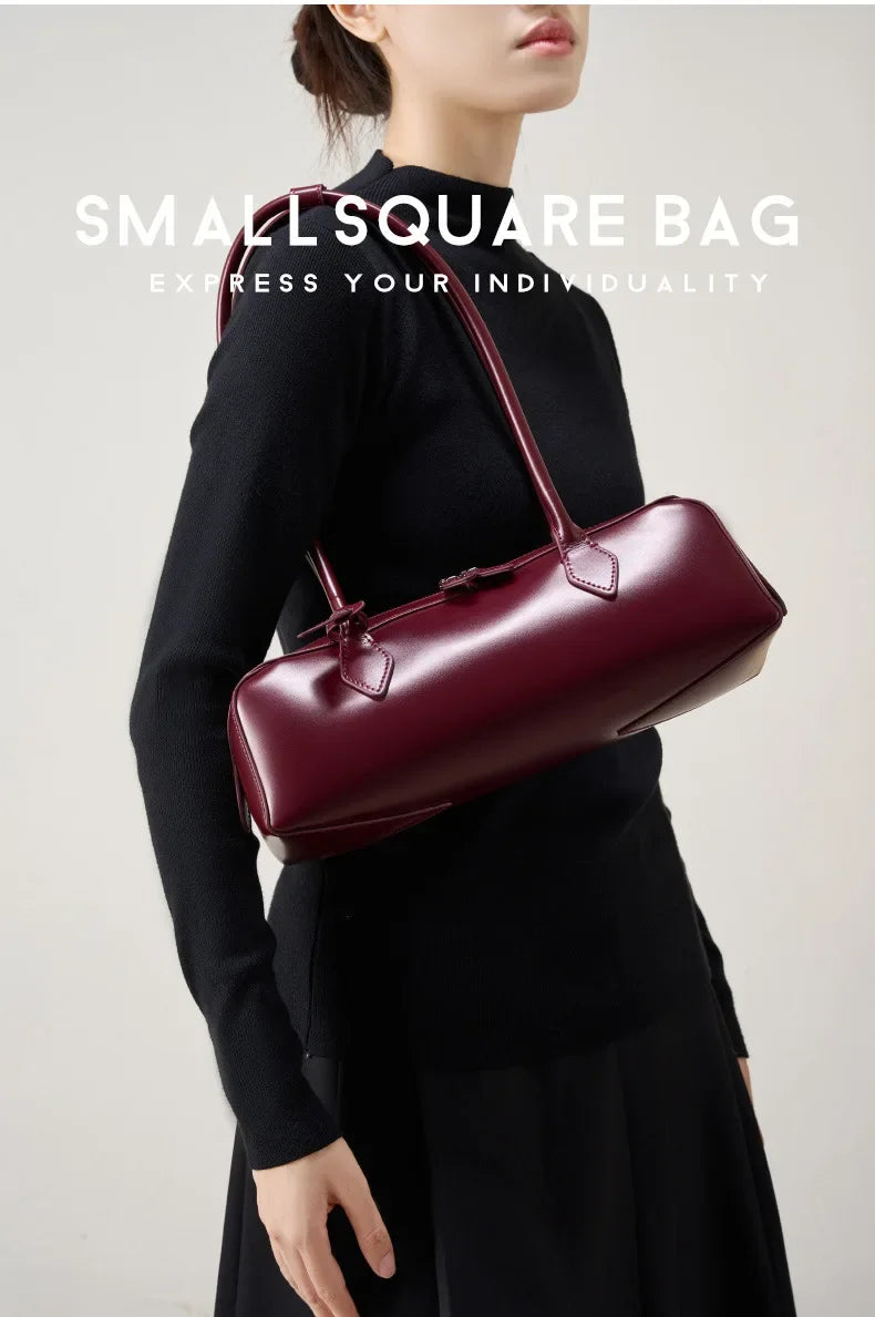 Genuine leather bag woman  luxury bag vintage long shoulder bag Handbags ladies underarm Bag Shopping bag