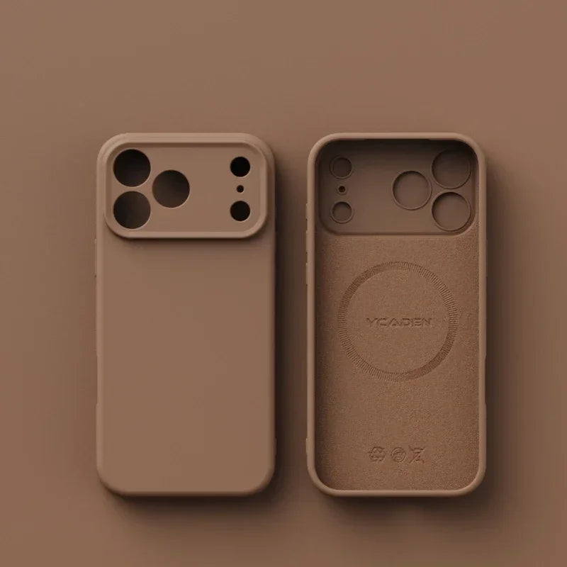 Official Liquid Silicone Magnetic Case For iPhone 17 Air 16 Plus 15 14 13 12 Pro Max  For Magsafe Wireless Charge Matte Cover