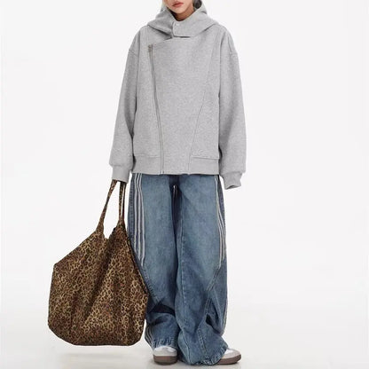 High Waist Loose Straight Leg Jeans American Stripe Splicing Unisex Spring Summer Autumn Winter Vintage Long Trousers