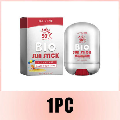Spf 50+ Sunscreen Stick Hydrating Oil Free Anti Sun UV Protection Natural Sunblock Isolation Cream Mild Face Body Moisturizer