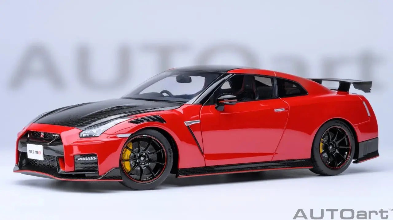 AUTOart 1:18 FOR Nissan GT-R35 NISMO 2022 SPECIAL EDITION Sports car model Car model Holiday gift Static ornament