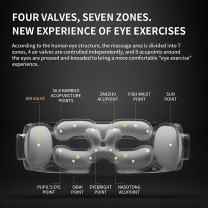 Original NEW MIJIA Smart Eye Massager  Zone Massage Visual Folding Massage Glasses Custom Eye Health For Mi Home APP