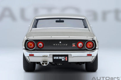 NISSAN SKYLINE 2000 GT-R (KPGC110) TUNED VERSION RS WATANABE WHEEL AUTOart 1/18 Static display model gift collection