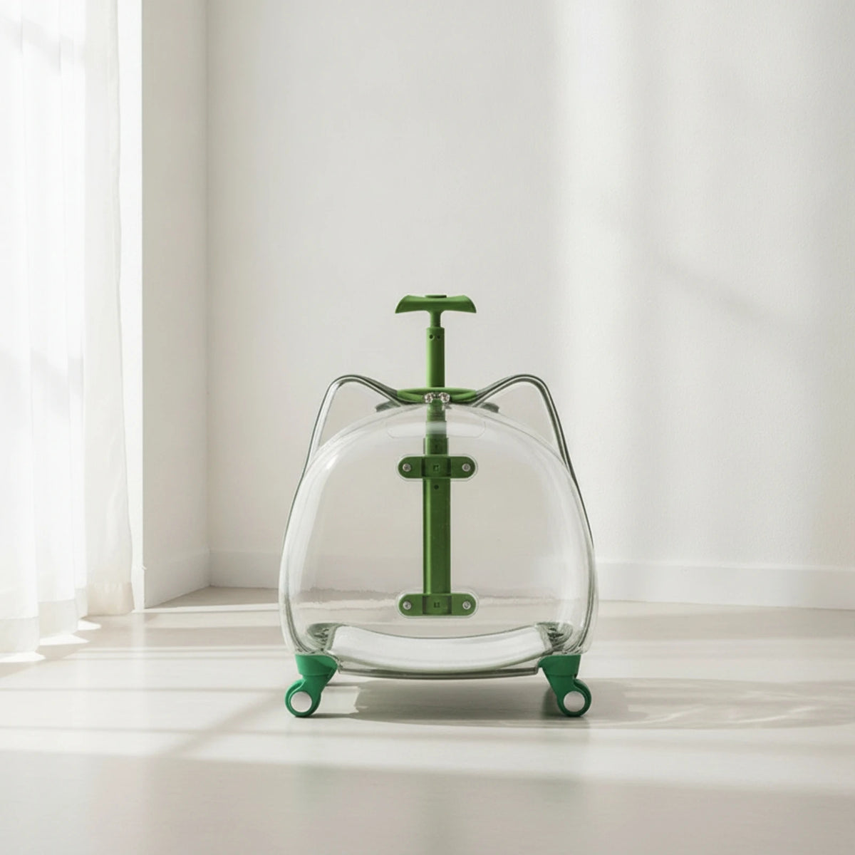 Pet Carrier with Wheels Sturdy Wheeled Pet Carrier Sturdy Small for Cats, Travel, Vet Visits