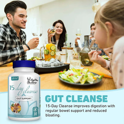 15 day Cleanse and Detox - Supports Gut Health, Improves Digestion, Metabolism and Promotes Weight Management