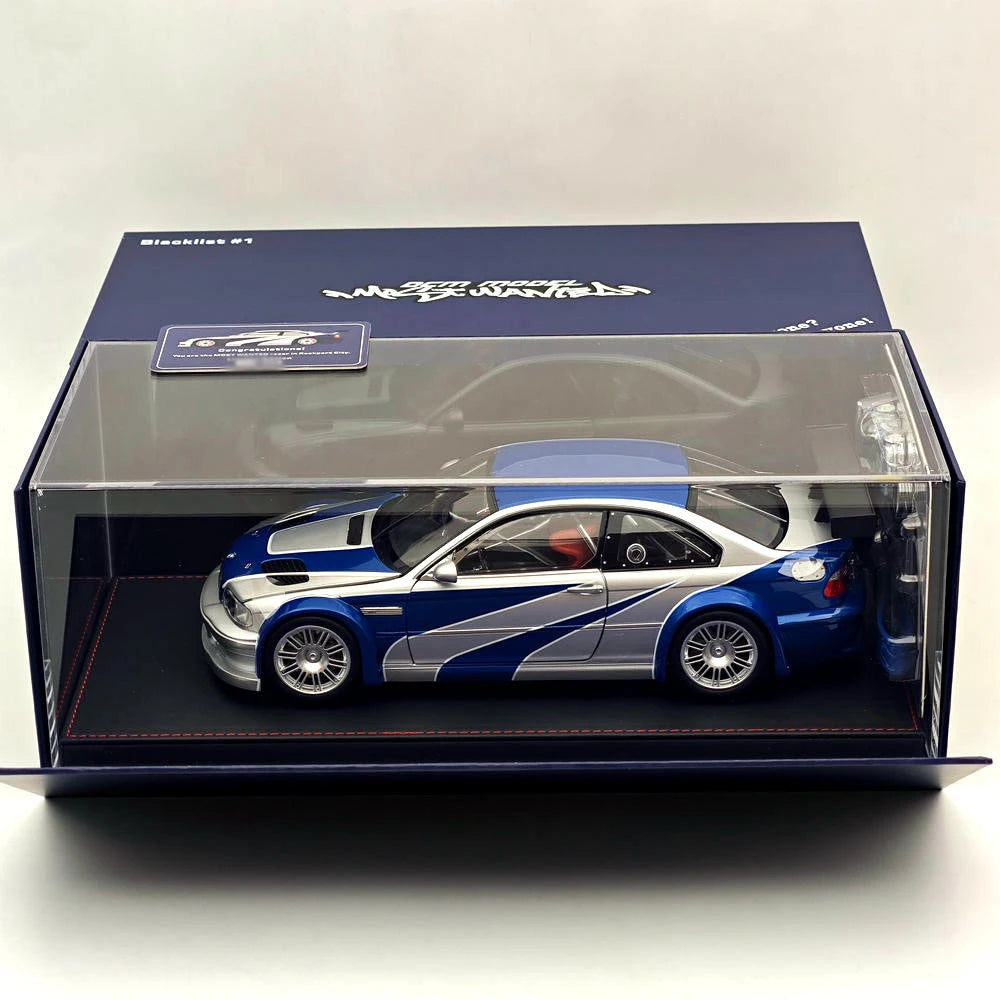 Bmw M3 Gtr E46, Dcm 1:18 Need For Speed Alloy Car Bmw Limited Collection Diecast Ornaments Custom Decoration Gift