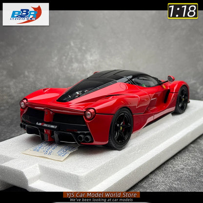 BBR MODELS 1/18 LaFerr sports car red metal static display car model collection Diecast model