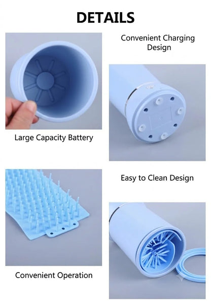 New Pet Foot Washing Machine Household Wash Electric Dog Paw Cleaner for Pet Foot Washing Machine