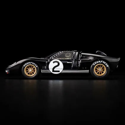 New Hot Wheels RLC Cars Model Ford GT40 MKII 1966 Le Mans Champion Car No. 2 Alloy Car model Kid Collection Toys boys fan Gifts