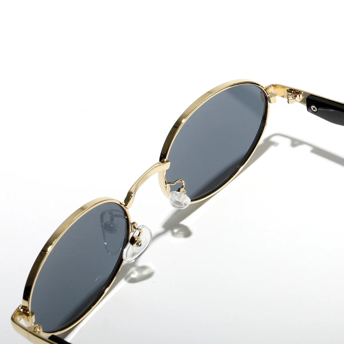 Ruiao 2026 Fashion Oval Sunglasses for Women Luxury Designer Metal Frame UV400 Sun Protection Shades Brand New Arrival Eyewear