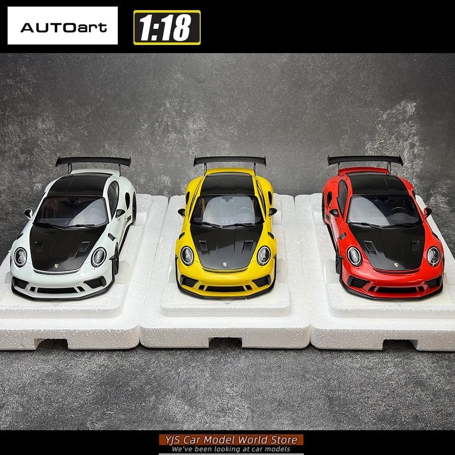 AUTOART 1/18 Porsche 911 (991.2) GT3 RS Weissach Package Car model  Send to a friend  Personal collection Static ornament