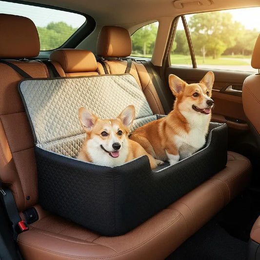 Car Rear Seat Dog Bed, Foldable Pet Mat, Dog Car Safety Seat, Washable Large/Medium Dog Bed, Anti-Dirty Pet Car Supplies