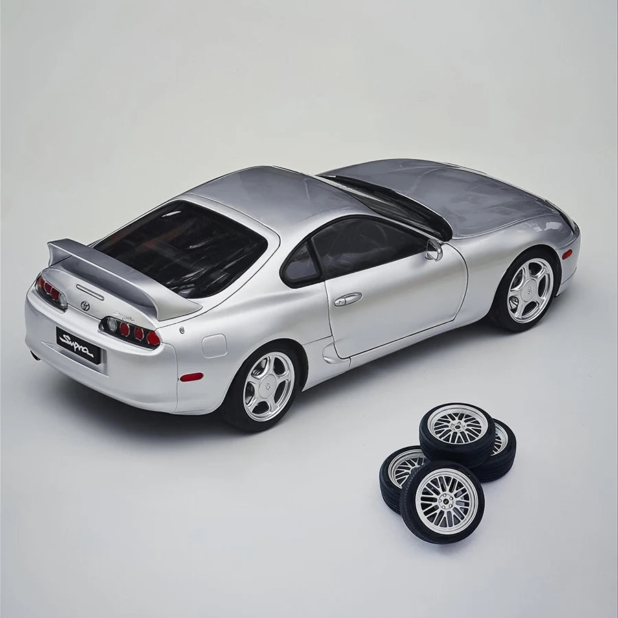 WHELART Diecast model 1/18  Ty SUPRA A80 Metal Car model Static display collection holiday gifts