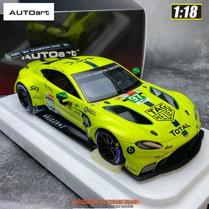 AUTOart 1/18 SCALE Aston Martin Vantage GTE Le Mans Pro 2018 Car model Static collection Furniture for display