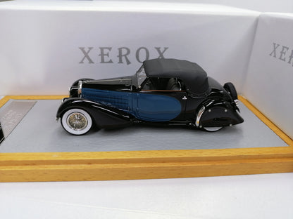XEROX 1:43 Bugatti Type 57 1936 Classic Cars Limited 49pcs Worldwide Resin Metal Static Car Model Toy Gift