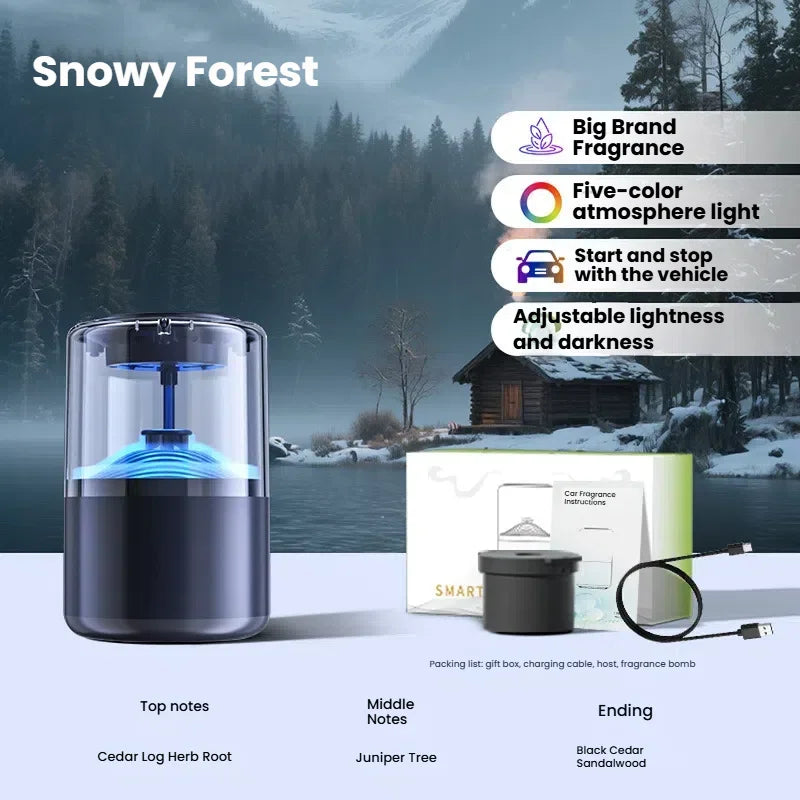 New Car Air Freshener Premium Smart Car Diffuser Cloud Mist Auto Spray High-End Car Air Freshener Car Accessories