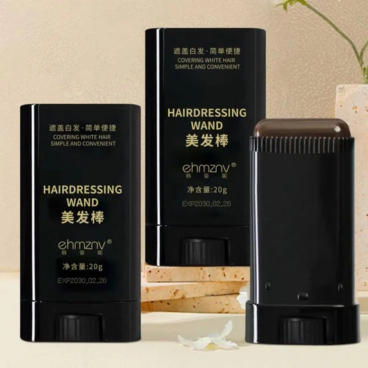 2-in-1 Instant Comb Hair Dye, Touch up Comb, Waterproof Sweat proof Hair Dye Comb for Gray Hair Coverage Beard Hair Color Stick