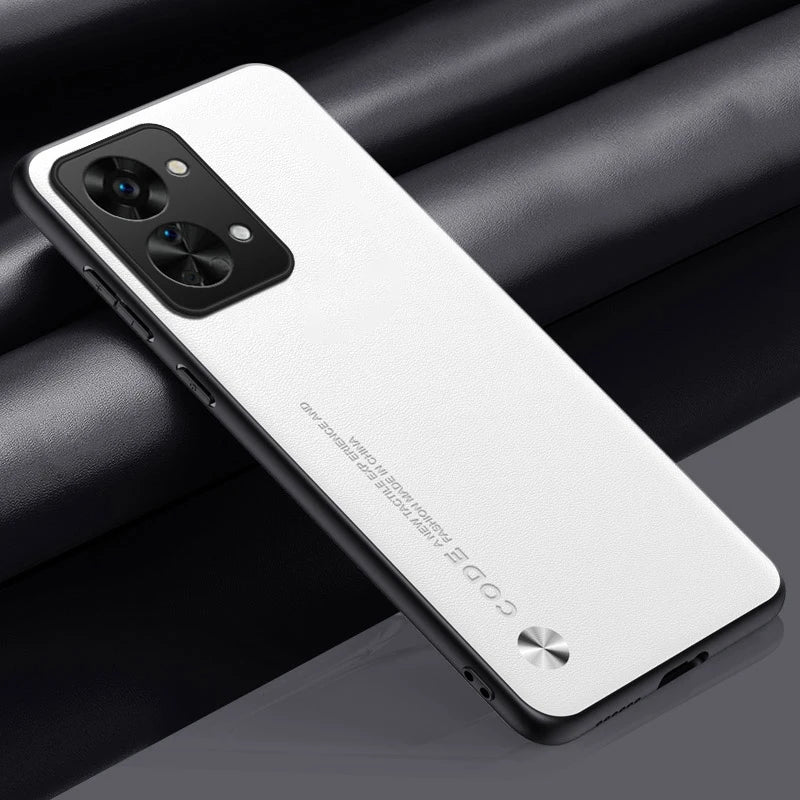 Luxury PU Leather Case For OnePlus Nord 2T Back Cover Matte Silicone Full Protection Phone Case For One Plus Nord 2T 5G Nord2T
