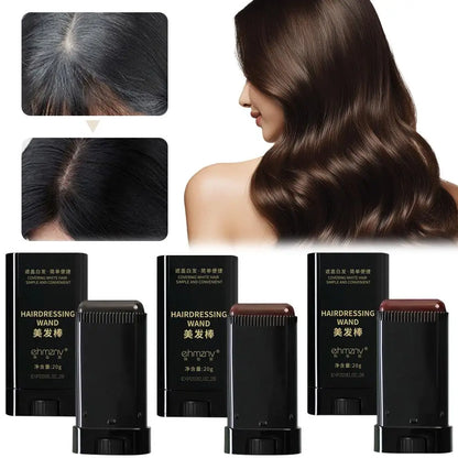 2-in-1 Instant Comb Hair Dye, Touch up Comb, Waterproof Sweat proof Hair Dye Comb for Gray Hair Coverage Beard Hair Color Stick