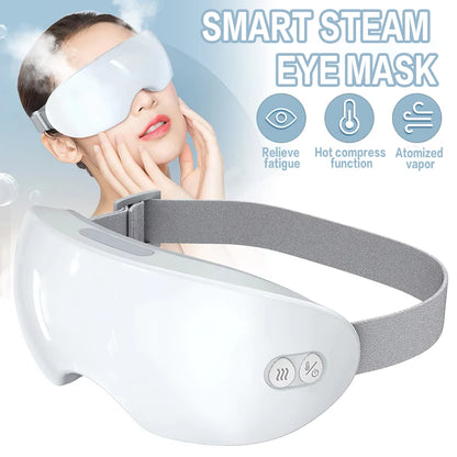 TINSOL Smart eye massager, steam eye mask, eye massager effectively relieves eye fatigue and dry eyes, smart eye care device