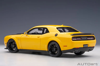 AUTOart 1/18 Dodge Challenger SRT 2023 Hellcat Widebody 2018 Car model Static model sports car birthday gift