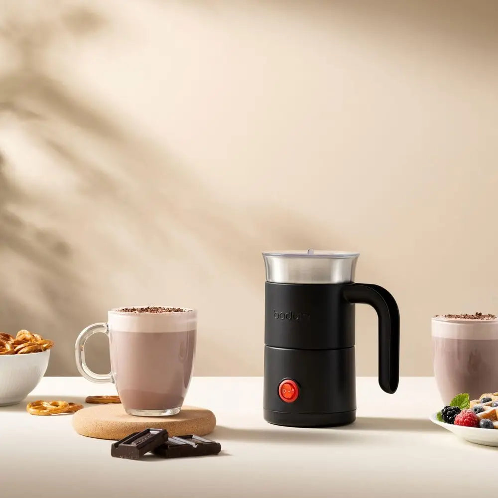 Electric Milk Frother with Handle