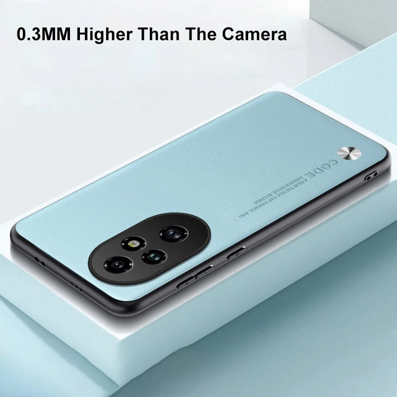 Luxury PU Leather Case For Honor 200 Pro Back Cover Matte Silicone Full Protection Phone Case For Honor 200 Lite 5G Honor200 Pro