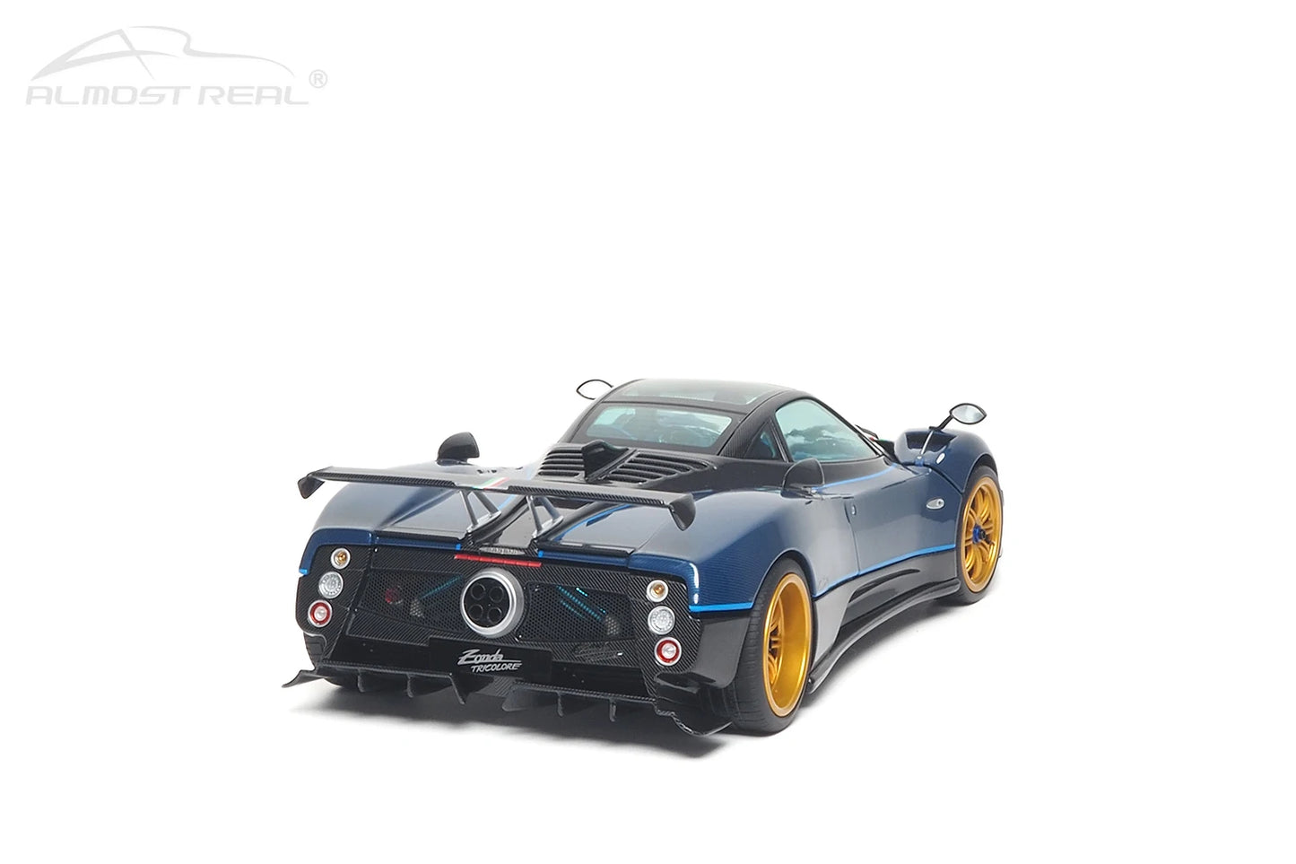 Almost Real diecast model 1:18 Pagani Zonda Tricolore - 2010  car model alloy collection gift to friends and family