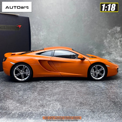 AUTOART Diecast car model 1/18McLaren MP4-12C Static display car models  Collect festival gifts