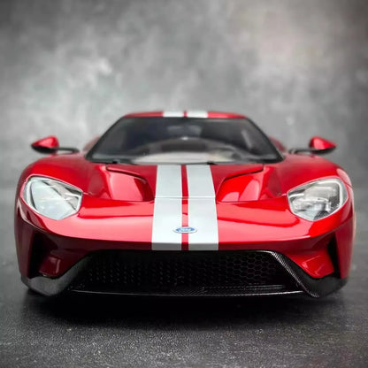 AUTOART 1:18 scale Ford GT ABS material Full Open car model Static Display Holiday gift collection Sports car model