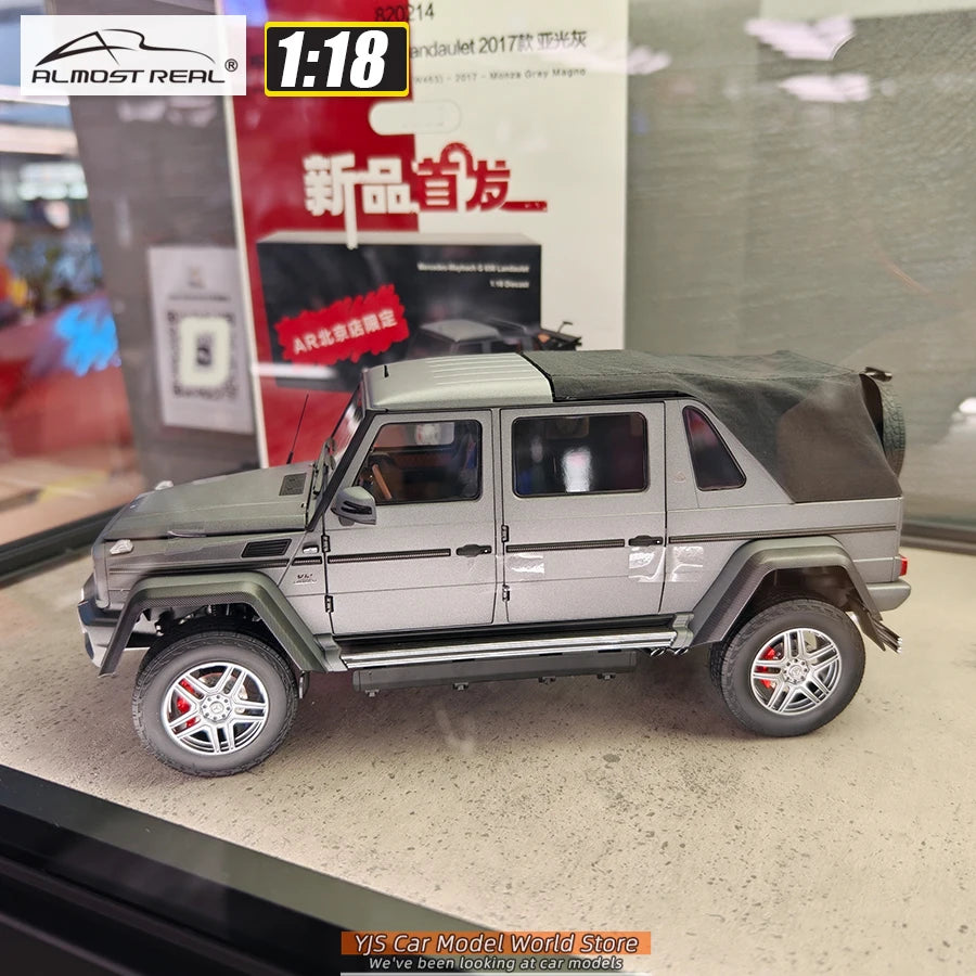 Almost Real diecast model 1:18 G 650 Landaulet G650 SUV car model alloy collection gift to friends and family