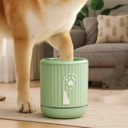 Automatic Pet Foot-washing Cup Detachable Soft Dog Foot Cleaning Cup Portable Quick Wash Paw Cleaner Device Paw Maintenance