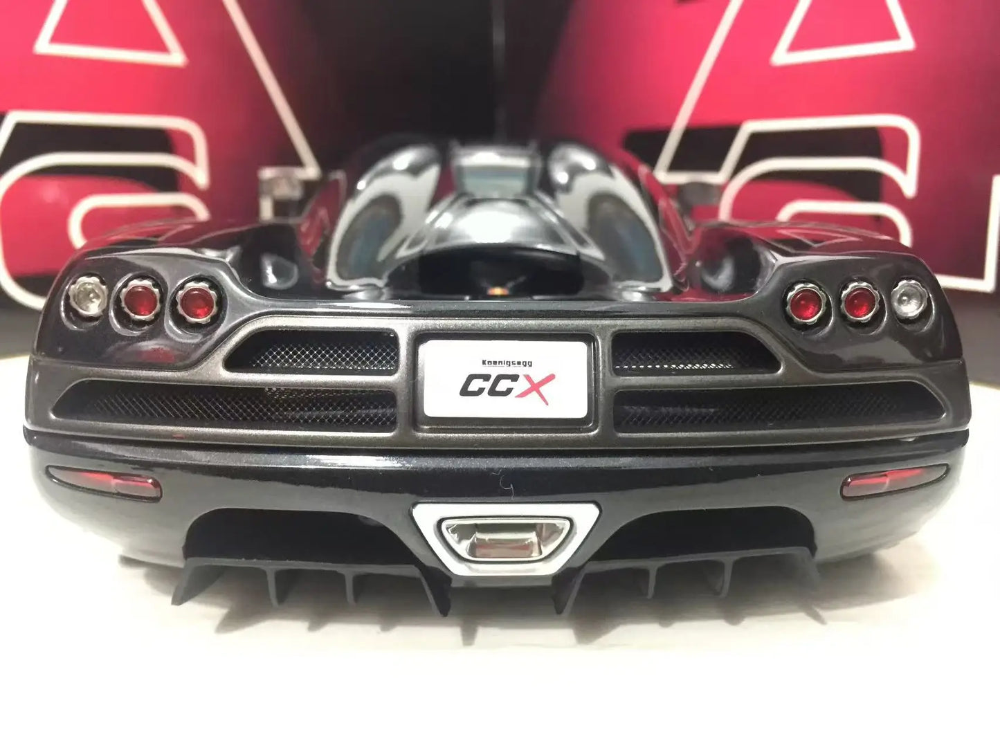 Autoart 1:18 CCX Black/Silver/Orange Simulation Limited Edition All Open Alloy Metal Static Car Model Toy Gift