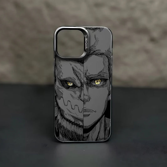 Luxury Hot Anime Attack On Titan Phone Case iPhone 17 16e 15 14 13 12 mini Pro Max X XR 8 7 Air Plus Anti Fall Matte Back Cover