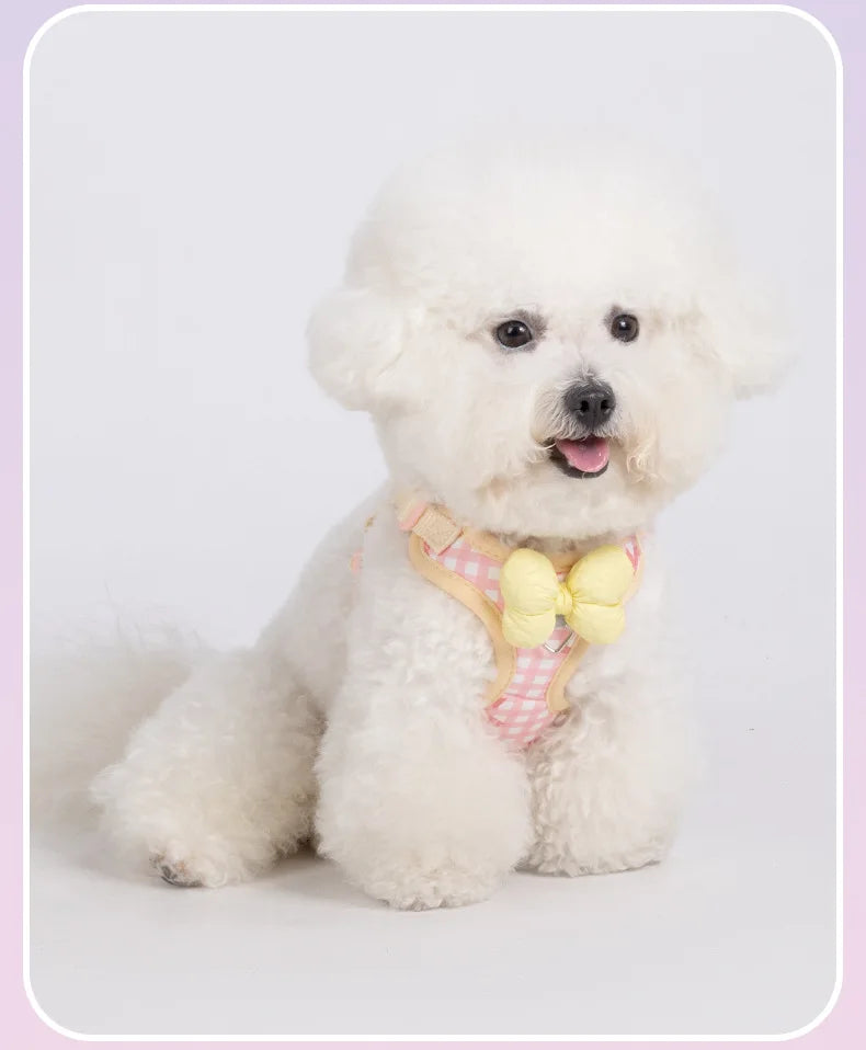 New Dog Harness  Air Cushion Breathable Soft Mesh Cat Vest Adjustable No-Pull Pet Harness for  Small Medium Large Dogs Puppies