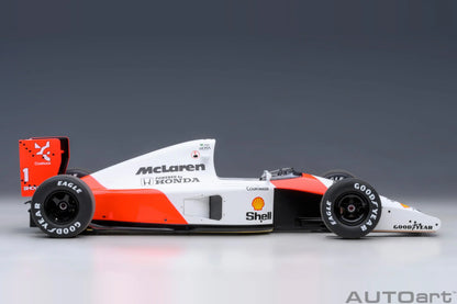 AUTOART New 1/18  Honda MP4/6 1991 #1 (with McLaren logo)  Car model  Send to a friend  Personal collection Static ornament