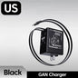 120W GaN Fast Charger With Retractable Type-C Cable Portable PD Mobile Phone Adapter For iPhone 17 16 Pro Samsung Xiaomi Huawei