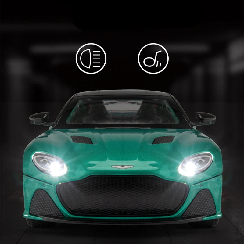 Aston Martin DBS Superleggera 1:24 Alloy Sports Car Diecasts & Toy Vehicles Metal Car Model Simulation Collection Toys Gift