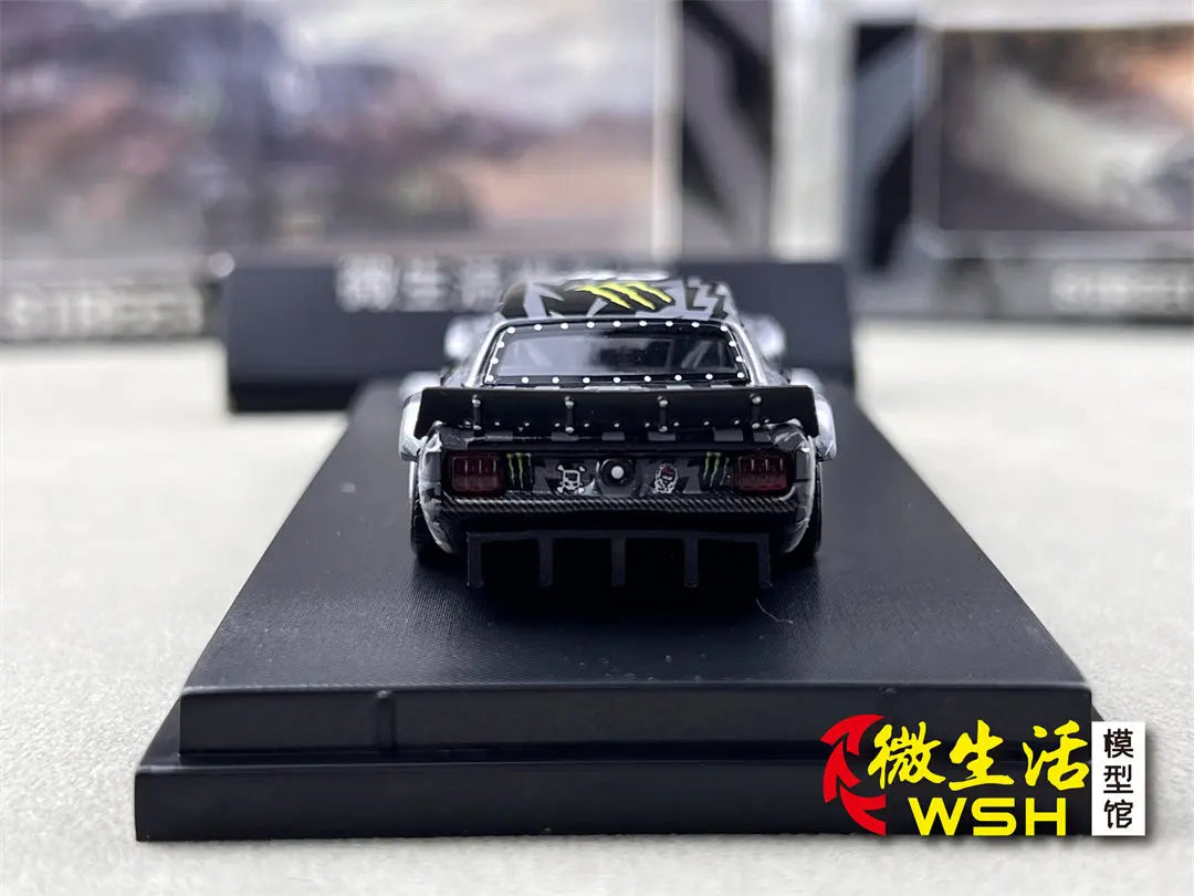 SW 1:64 Ford Mustang Hoonicorn RTR KamaZ Modified Trailer Simulation Static Alloy Car Model Gift Toy.