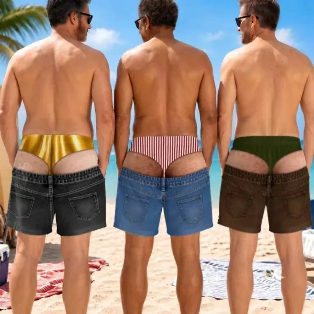 Funny Patriotic Men's swim trunks Funny Loose Beach Pants Vacation Casual 2026 Summer New Men 3d Print Vacation Beach Shorts Travel Gift for Men Surf Board Shorts