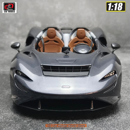 LCD Diecast car model 1:18 McLaren ELVA car model metal static display collection