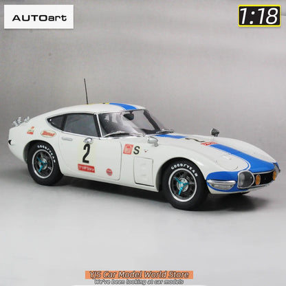 Autoart diecast model 1/18 2000 GT 1967 #2 Static Ornament Holiday Gift collection