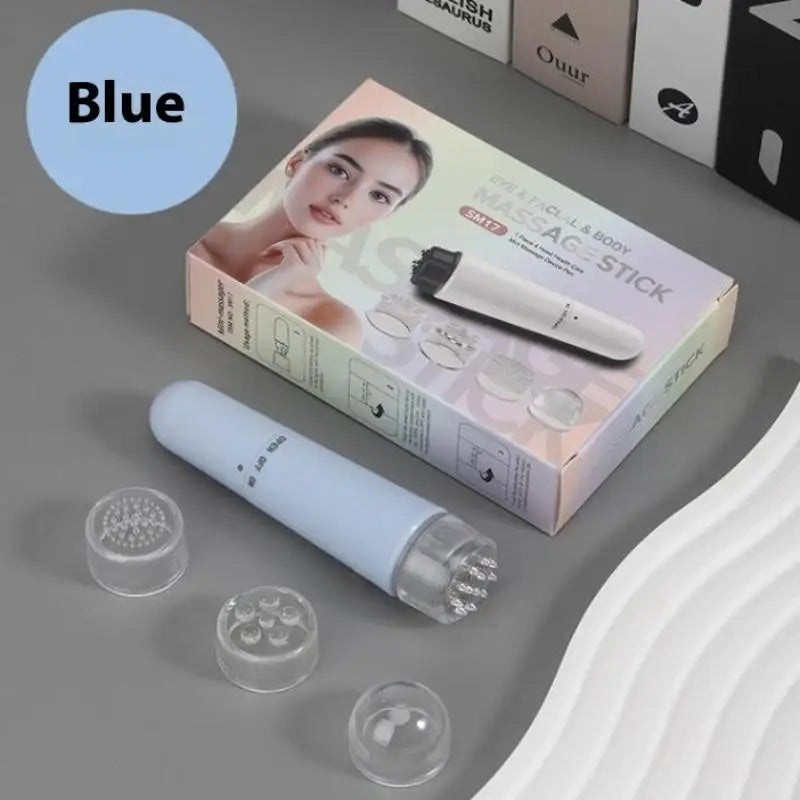4 In 1 Electric Facial Massager Micro Vibration Eye Beauty Instrument For Relax Eye Dark Circles Eye Bags Puffiness Eye Massage