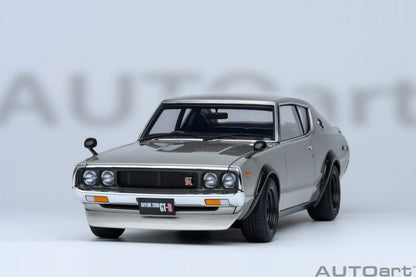 NISSAN SKYLINE 2000 GT-R (KPGC110) TUNED VERSION RS WATANABE WHEEL AUTOart 1/18 Static display model gift collection