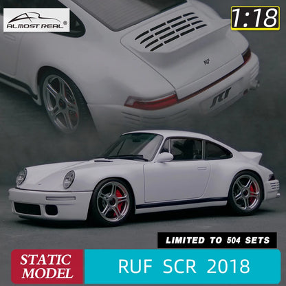 Almost Real  Diecast model 1:18  RUF SCR 2018 Realistic Car Model Collectible Holiday Gifts Static birthday gifts for  friends